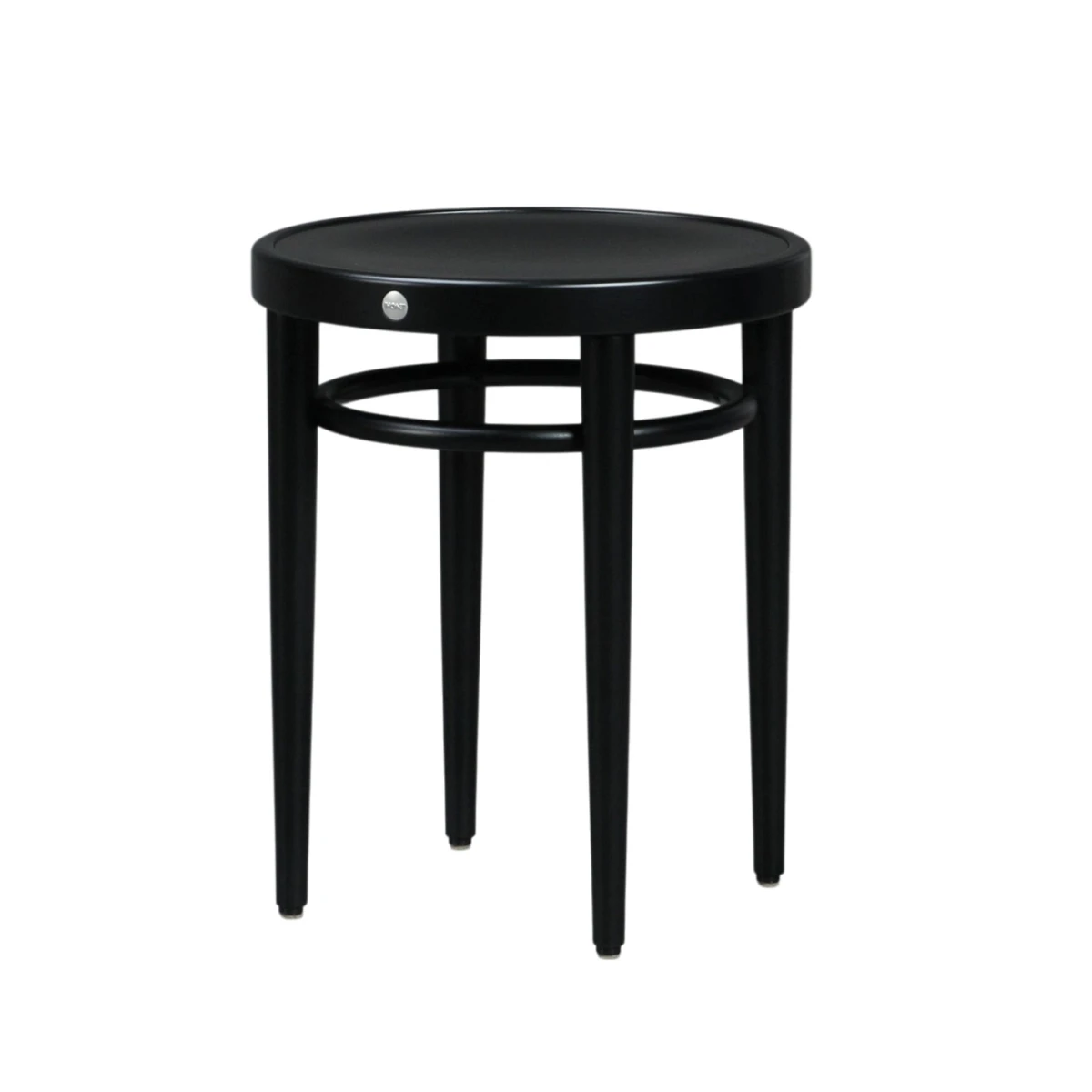 Thonet 214 MH Bugholz Hocker Schwarz TP29
