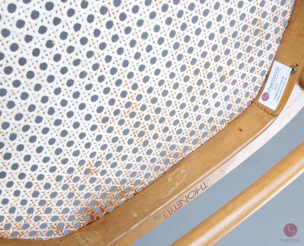 Thonet 215 RF Kirsche Bugholzstuhl mit Geflecht Buche gebraucht