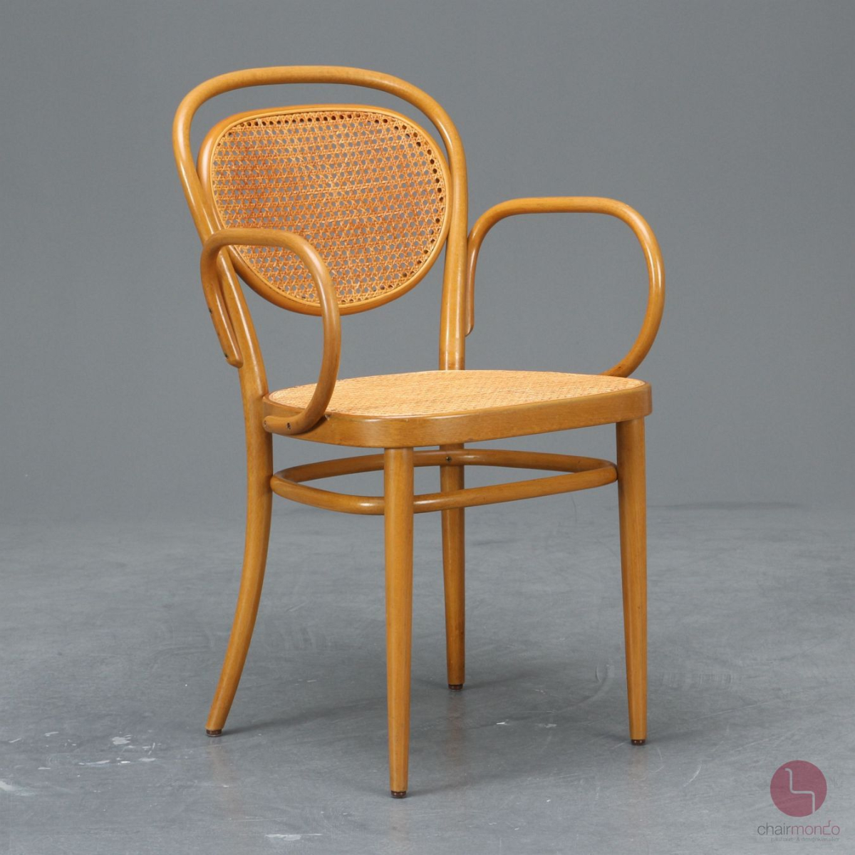Thonet 215 RF Kirsche Bugholzstuhl mit Geflecht Buche gebraucht