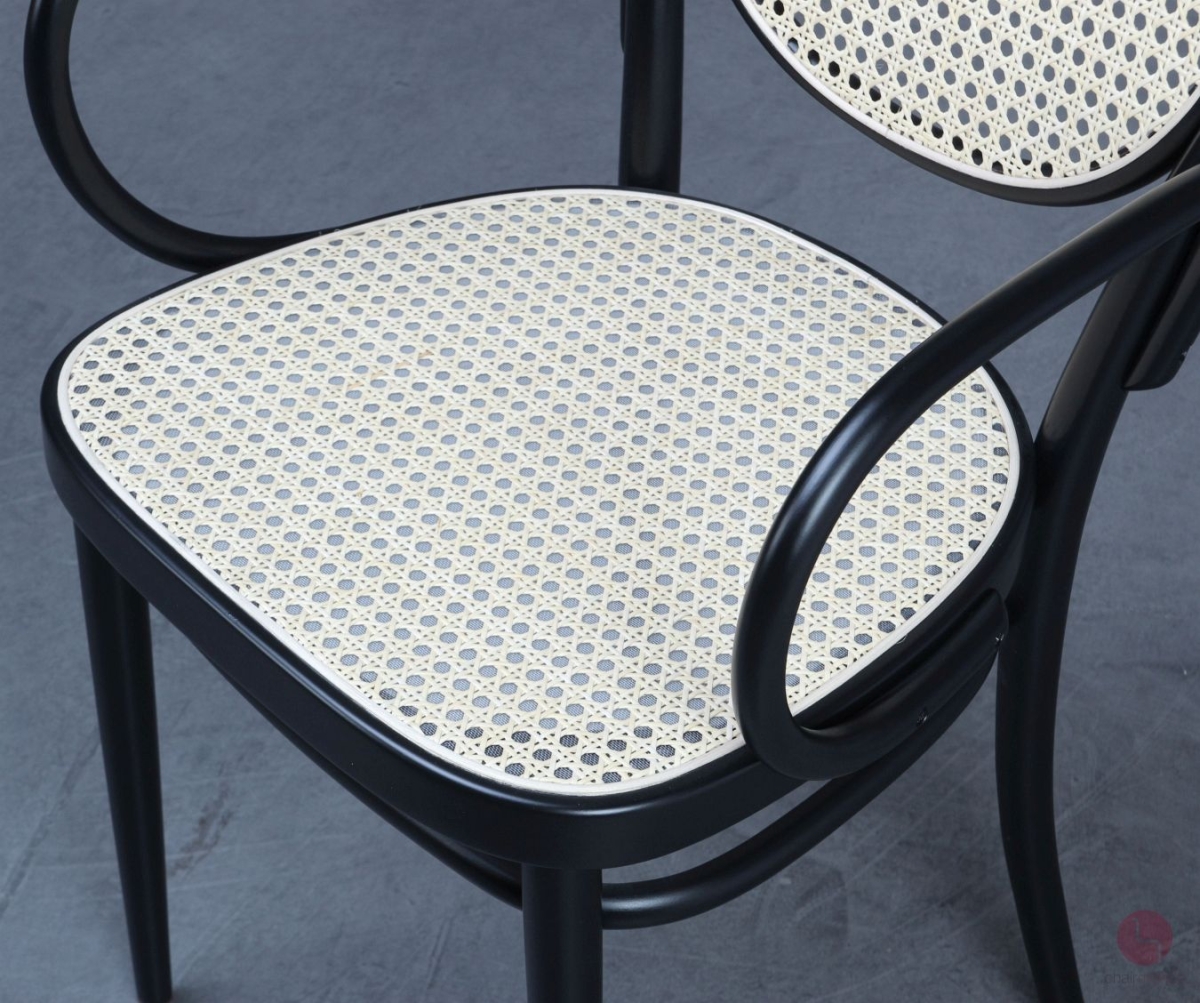 Thonet 215 RF Kafeehausstuhl mit Wiener Geflecht + Stützgewebe gebraucht