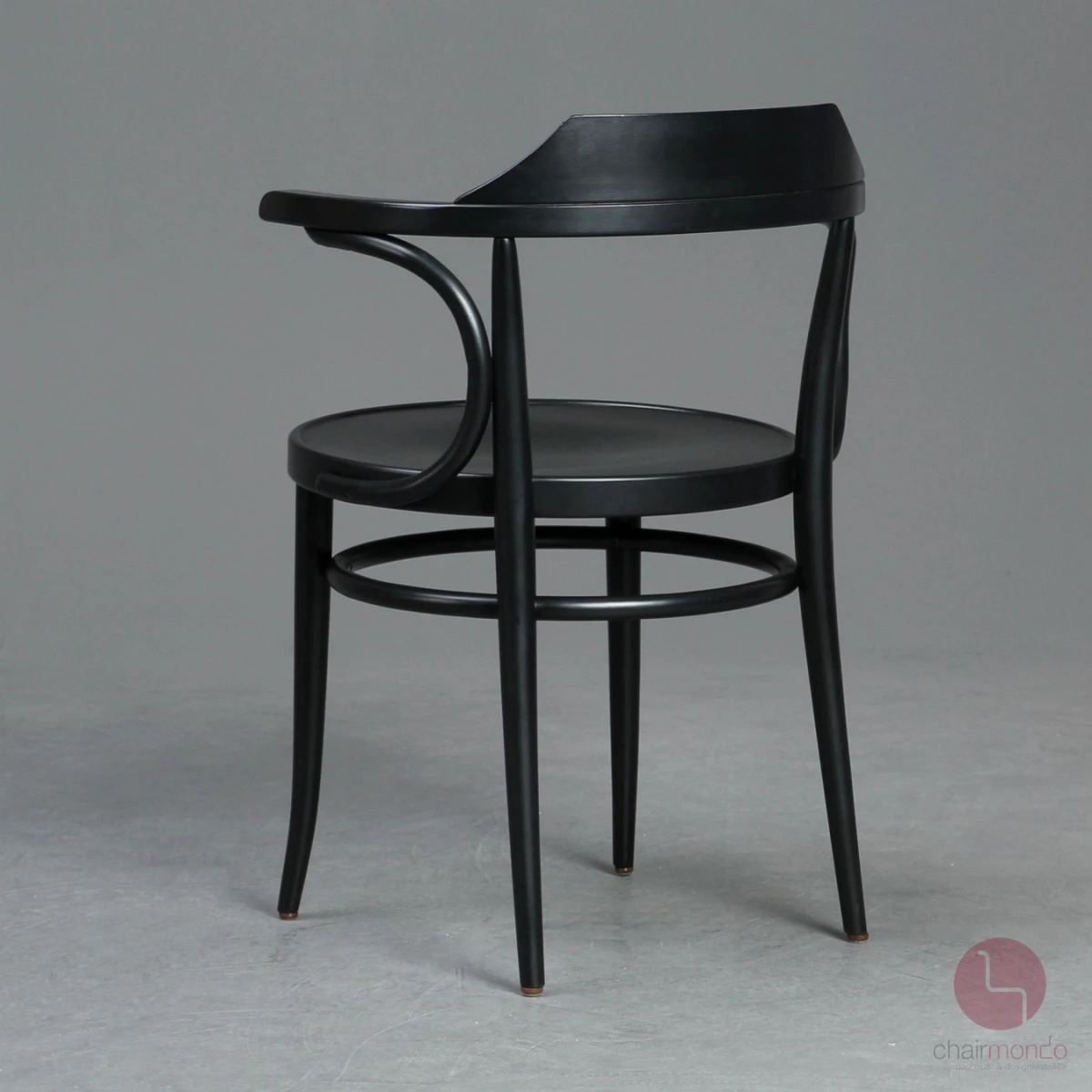 Thonet 233 M Bugholz Stuhl in Schwarz gebraucht