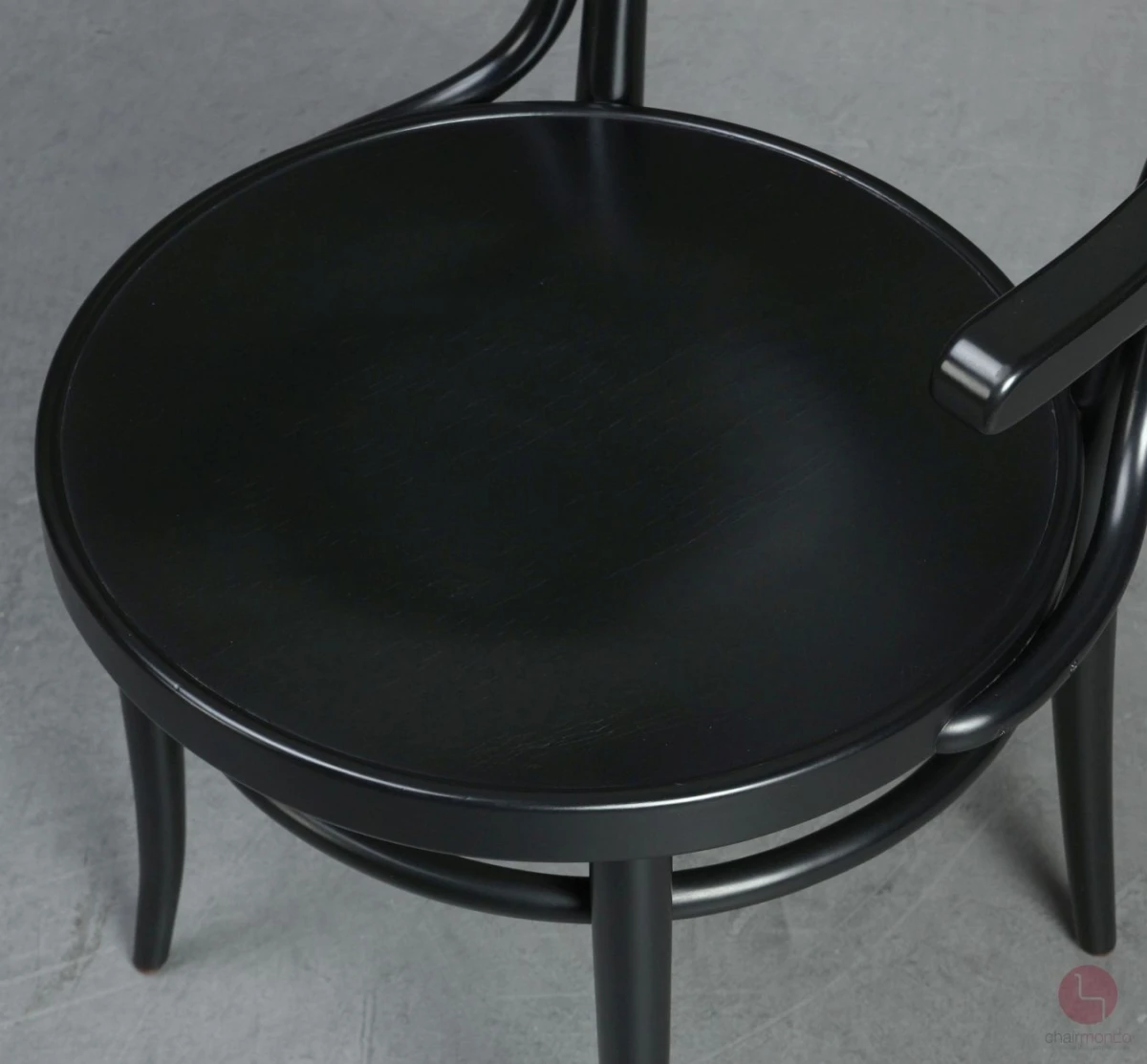 Thonet 233 M Bugholz Stuhl in Schwarz gebraucht