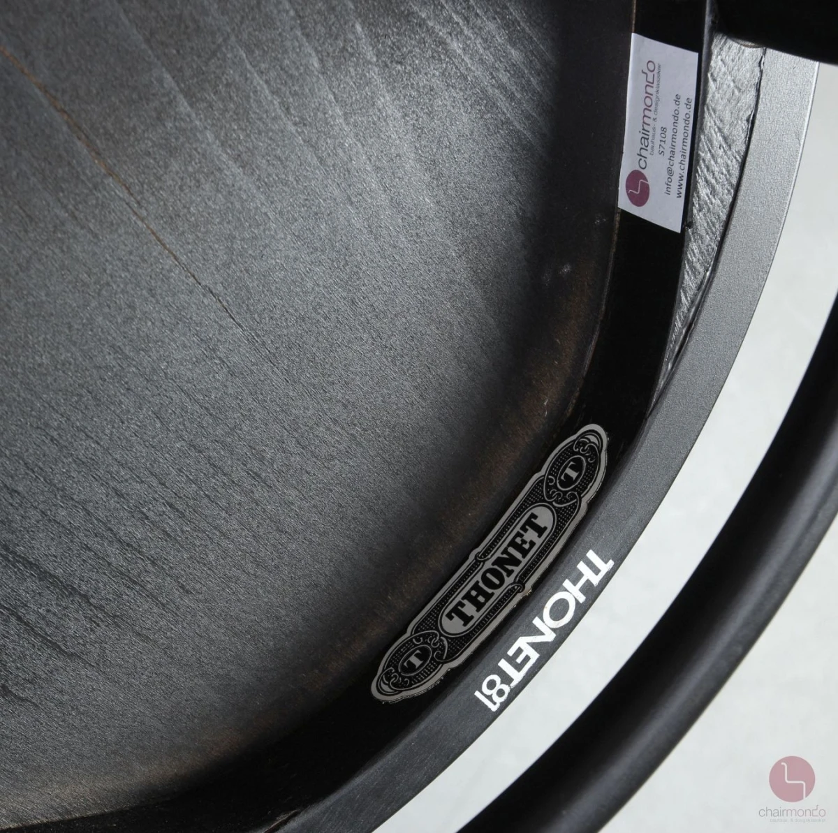 Thonet 233 M Bugholz Stuhl in Schwarz gebraucht