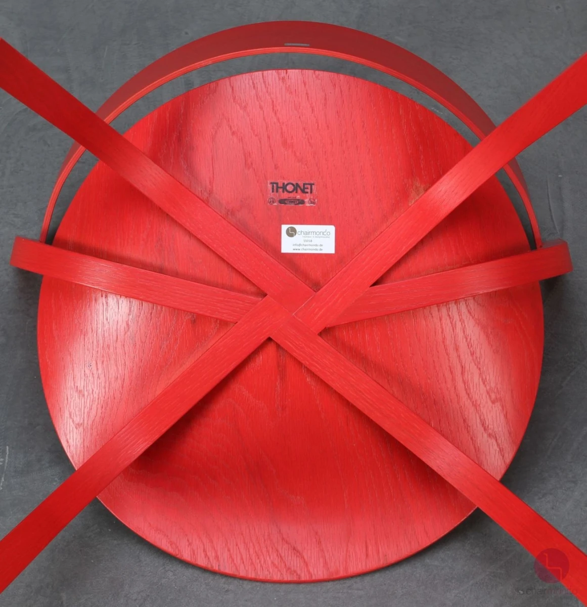 Thonet 404 F Bugholzstuhl Rot Holzstuhl Stefan Diez gebraucht Thonet 404 F Bugholzstuhl Rot Holzstuhl Stefan Diez gebraucht