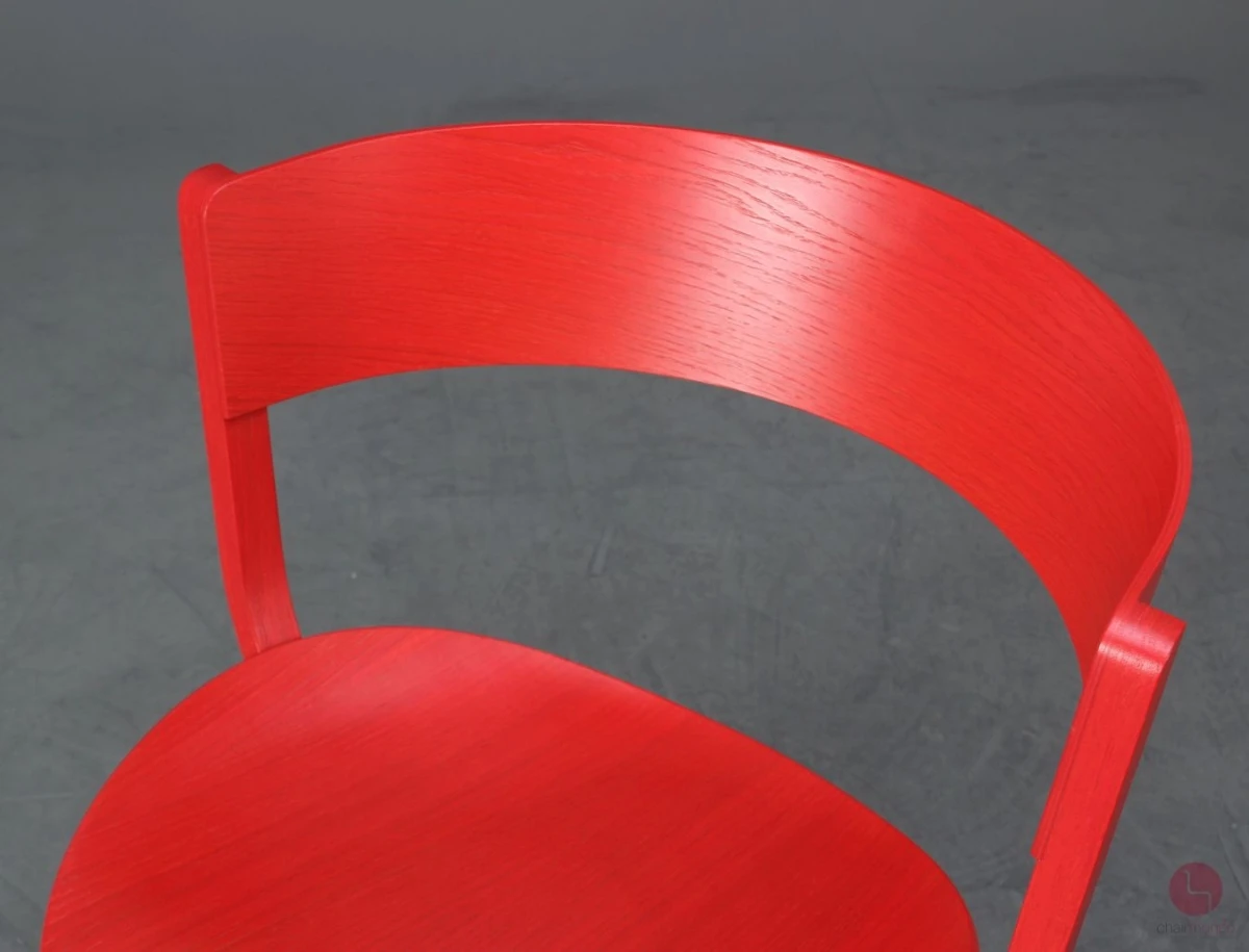 Thonet 404 F Bugholzstuhl Rot Holzstuhl Stefan Diez gebraucht Thonet 404 F Bugholzstuhl Rot Holzstuhl Stefan Diez gebraucht