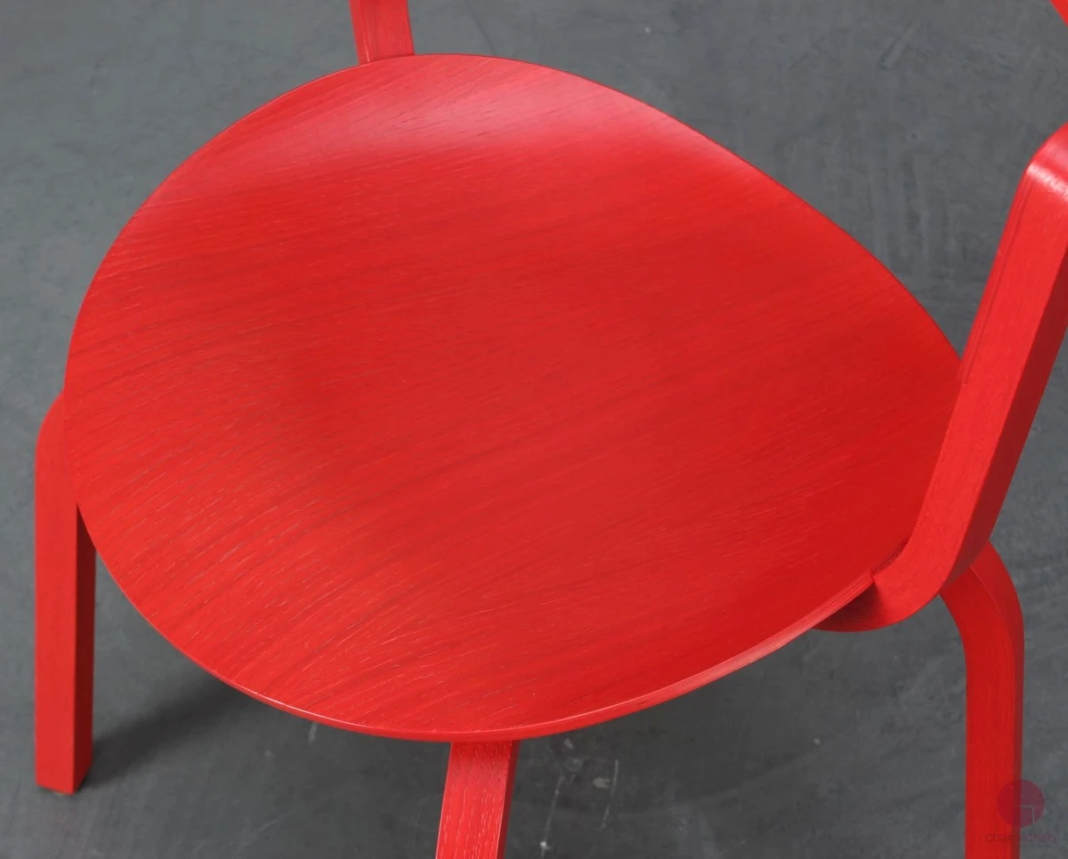 Thonet 404 F Bugholzstuhl Rot Holzstuhl Stefan Diez gebraucht Thonet 404 F Bugholzstuhl Rot Holzstuhl Stefan Diez gebraucht