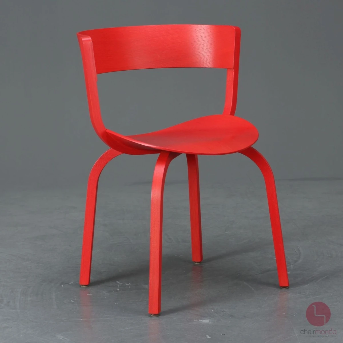 Thonet 404 F Bugholzstuhl Rot Holzstuhl Stefan Diez gebraucht Thonet 404 F Bugholzstuhl Rot Holzstuhl Stefan Diez gebraucht