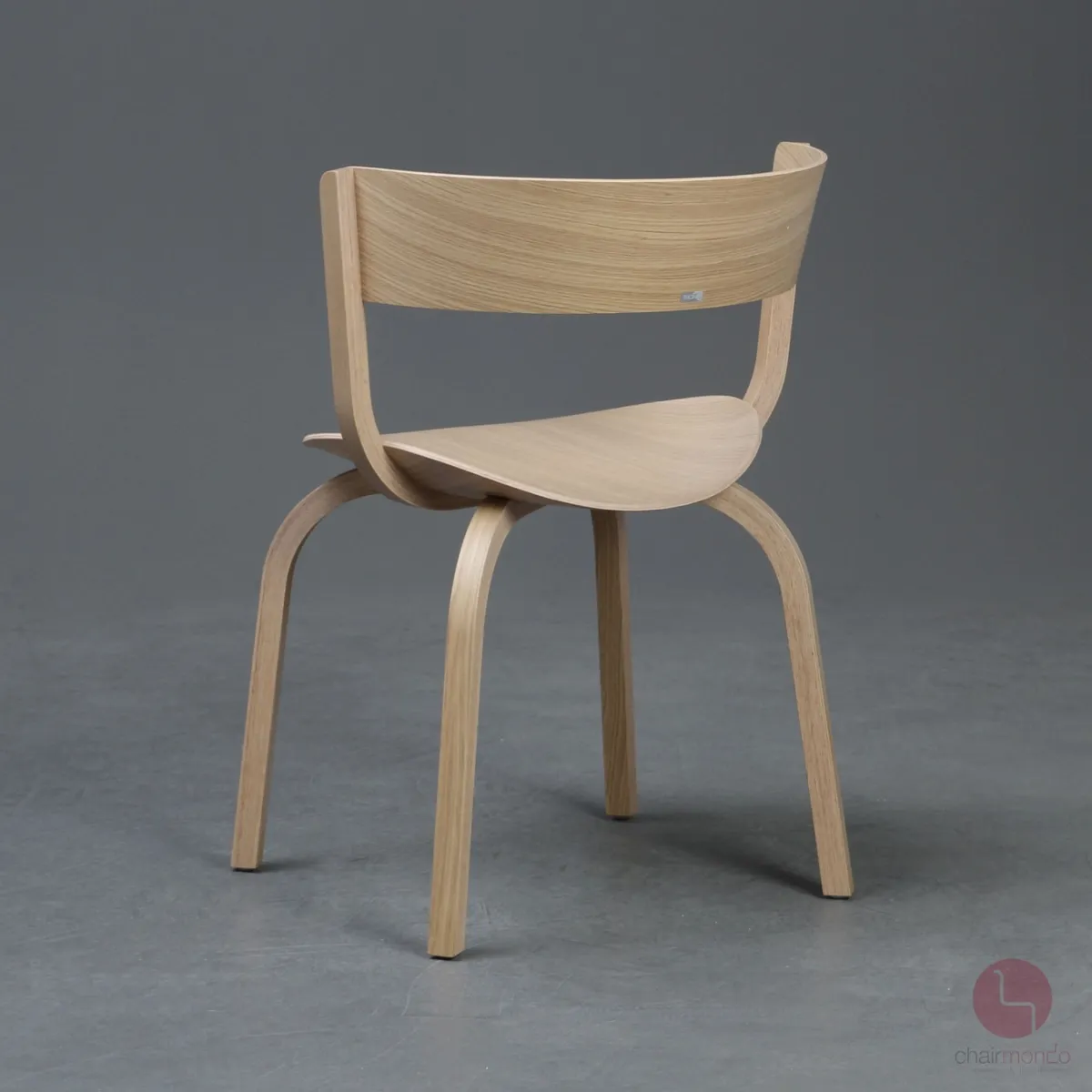 Thonet 404 F Bugholzstuhl Eiche aufgehellt Rückseite