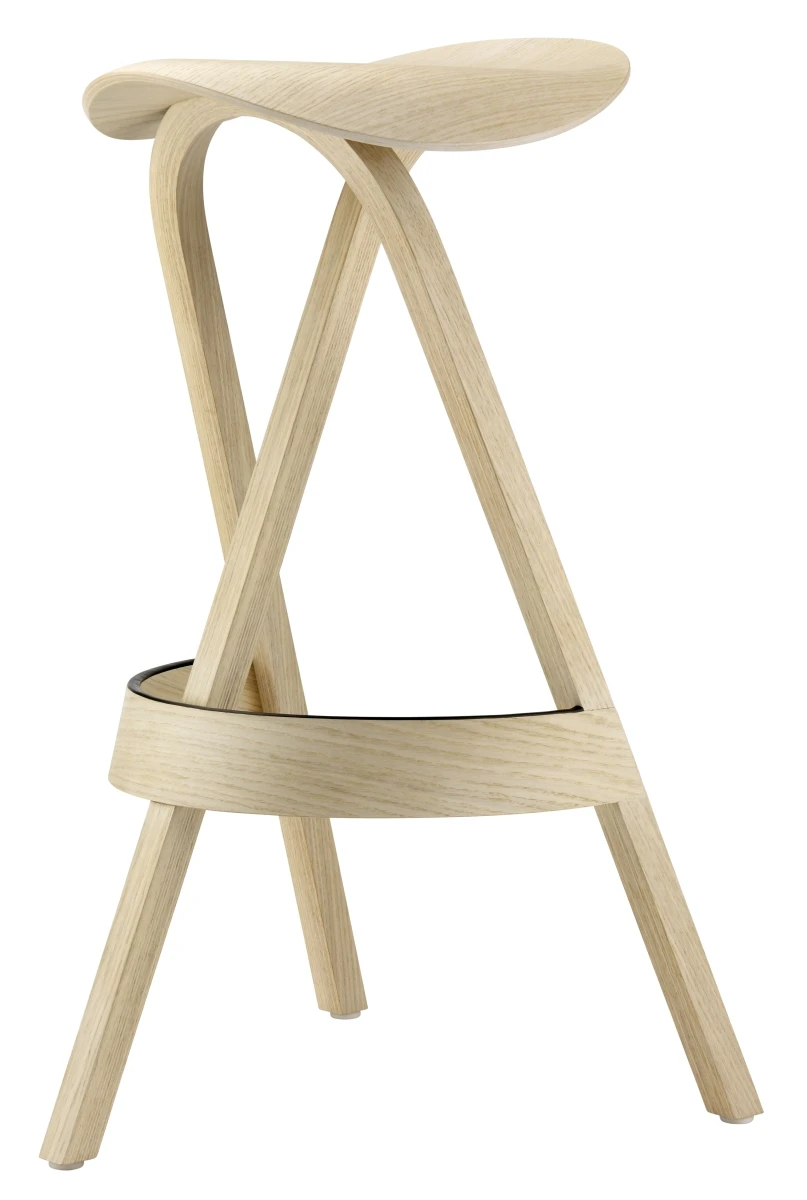 Thonet 404 Bugholz Hocker Eiche aufgehellt