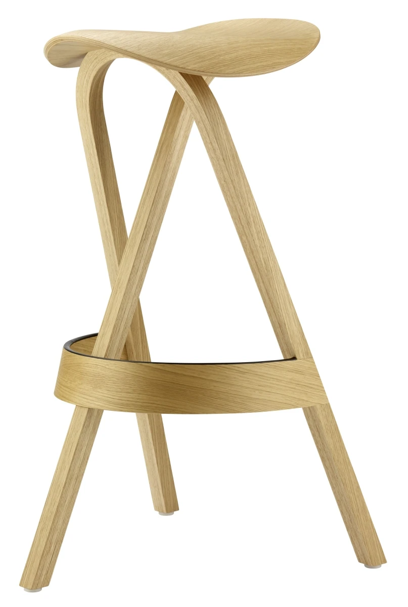Thonet 404 Bugholz Hocker Eiche klar lackiert