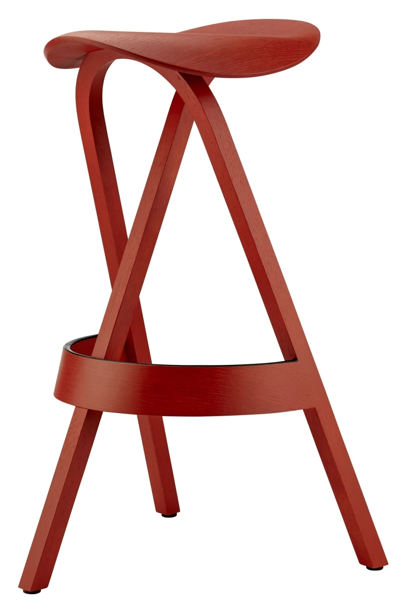 Thonet 404 Bugholz Hocker Eiche rostrot