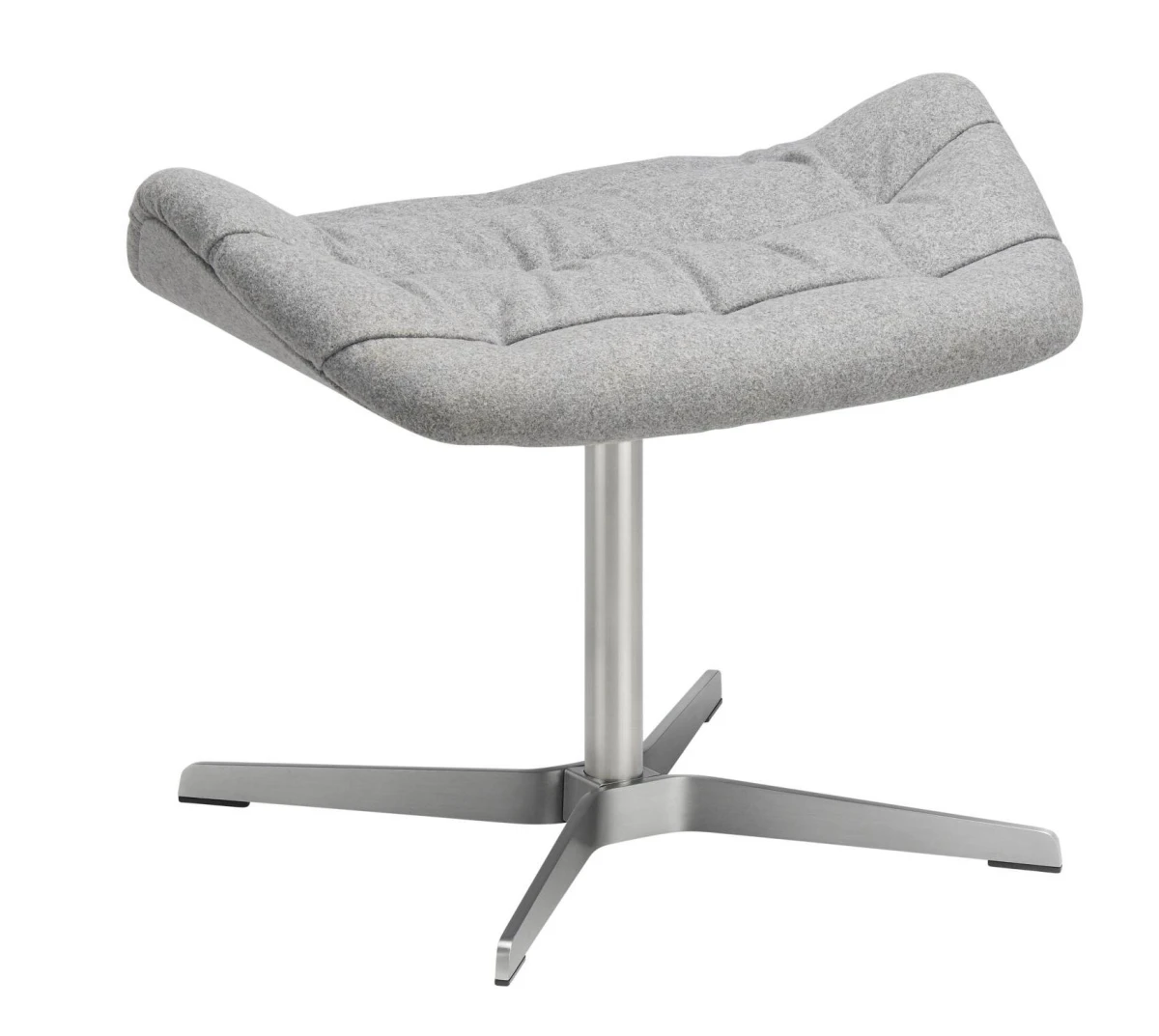 Thonet 808 Hocker mit Vollpolsterung Stoff Grau Thonet 808 Hocker mit Vollpolsterung Stoff Grau