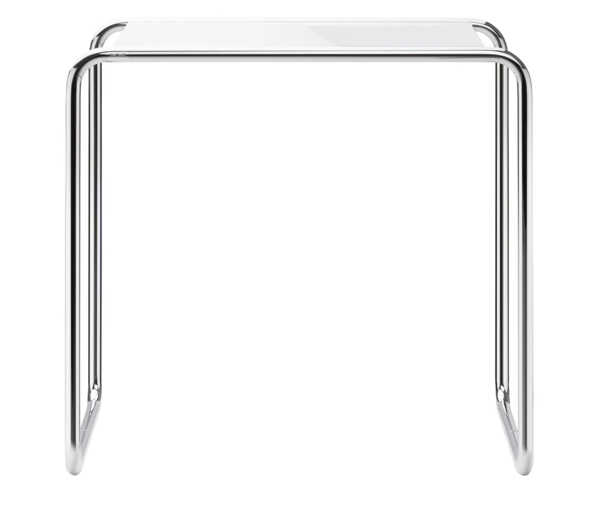 Thonet B9 c Beistelltisch Weiß gebeizt Thonet B9 c Beistelltisch Weiß gebeizt