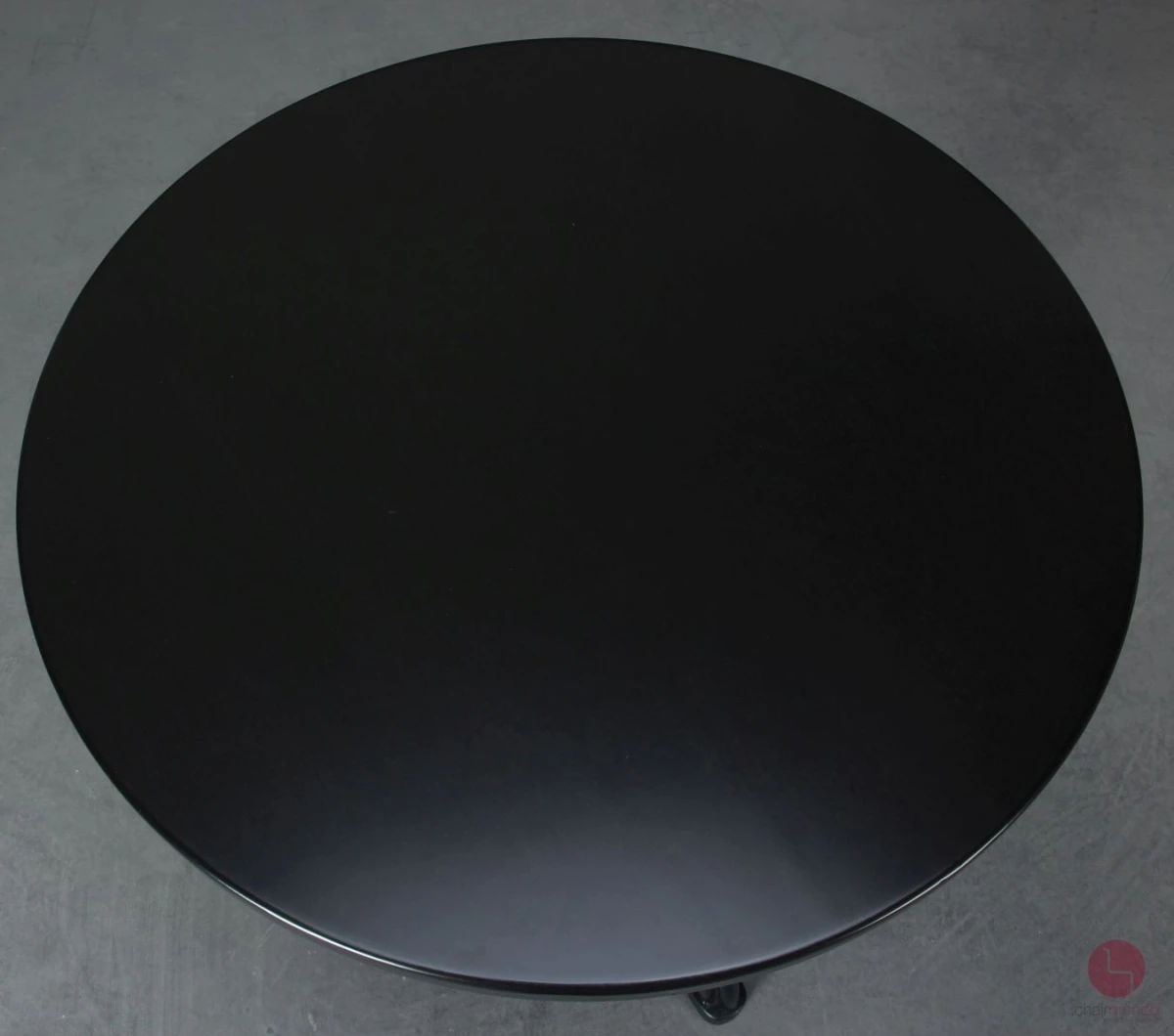 Thonet No. 8 Bistro Tisch in Schwarz 70 cm - gebraucht