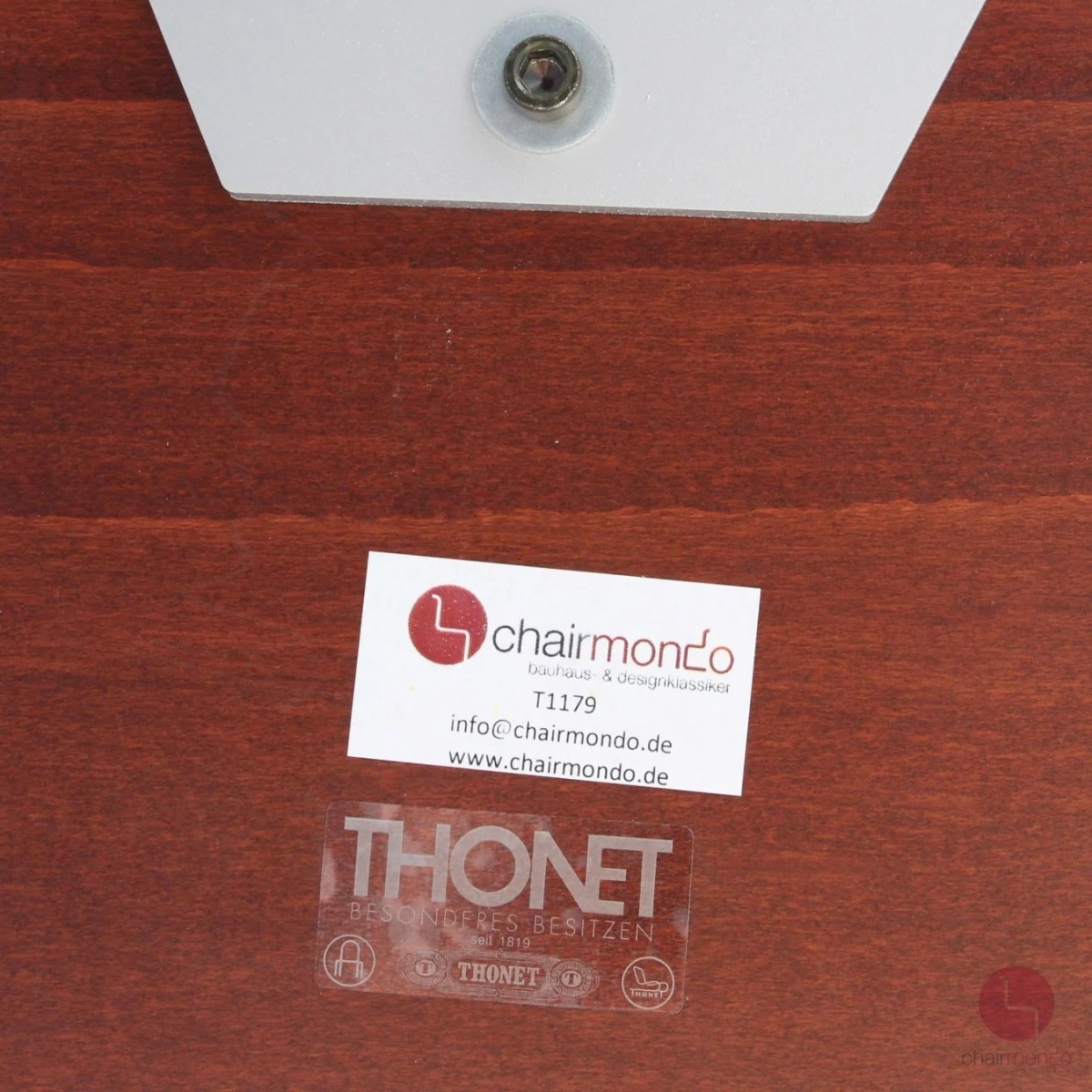 Thonet S1047 Esstisch in Mahagoni Braun ausziehbar gebraucht