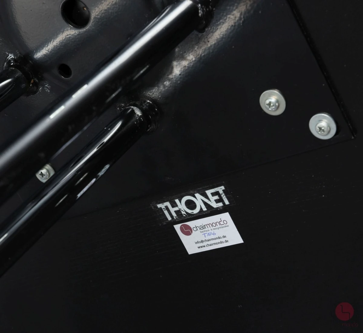 Thonet S1048 Bistro Tisch in Schwarz 78 cm - gebraucht