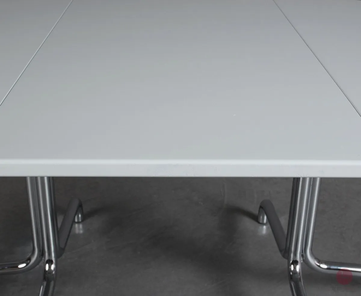 Thonet S1051 Ausziehtisch mit grauer Platte gebraucht
