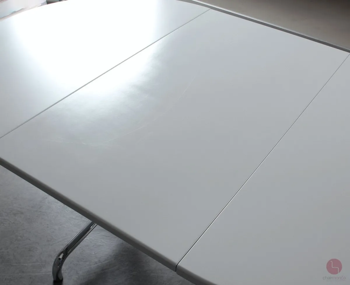 Thonet S1051 Ausziehtisch mit grauer Platte gebraucht