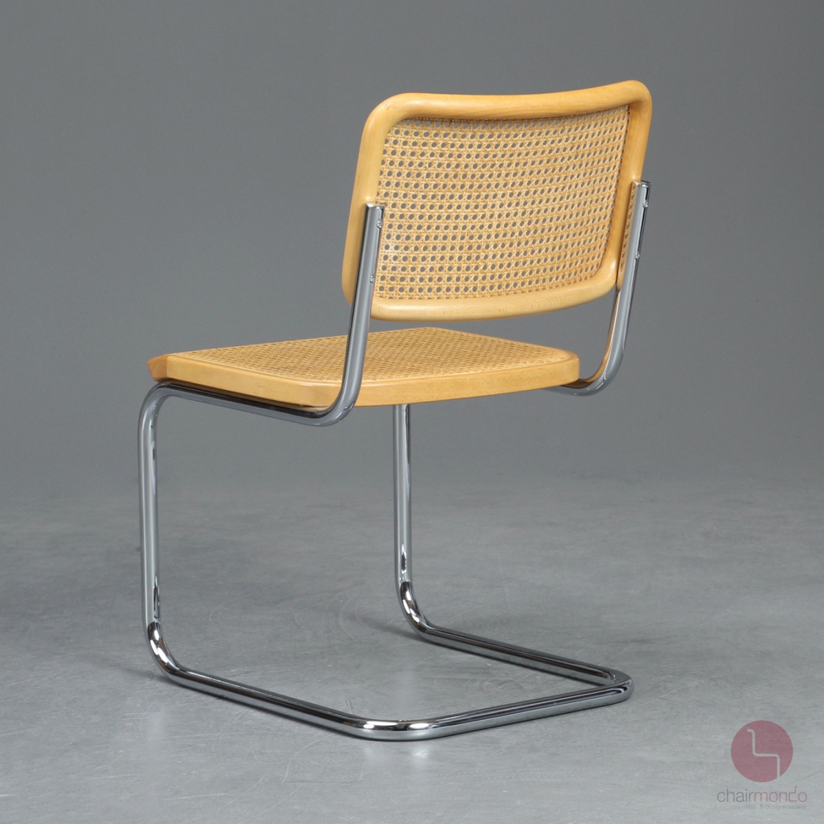 Thonet S32 Freischwinger Buche Natur mit Patina Geflecht gebraucht