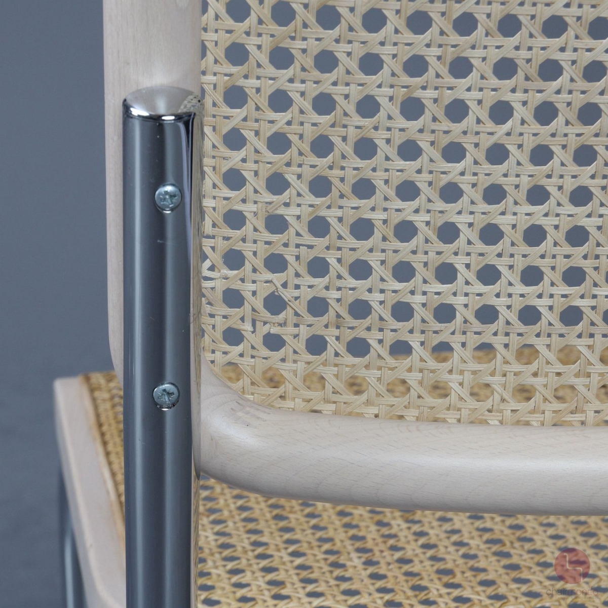 Thonet S32 Freischwinger Buche aufgehellt mit Wiener Geflecht gebraucht