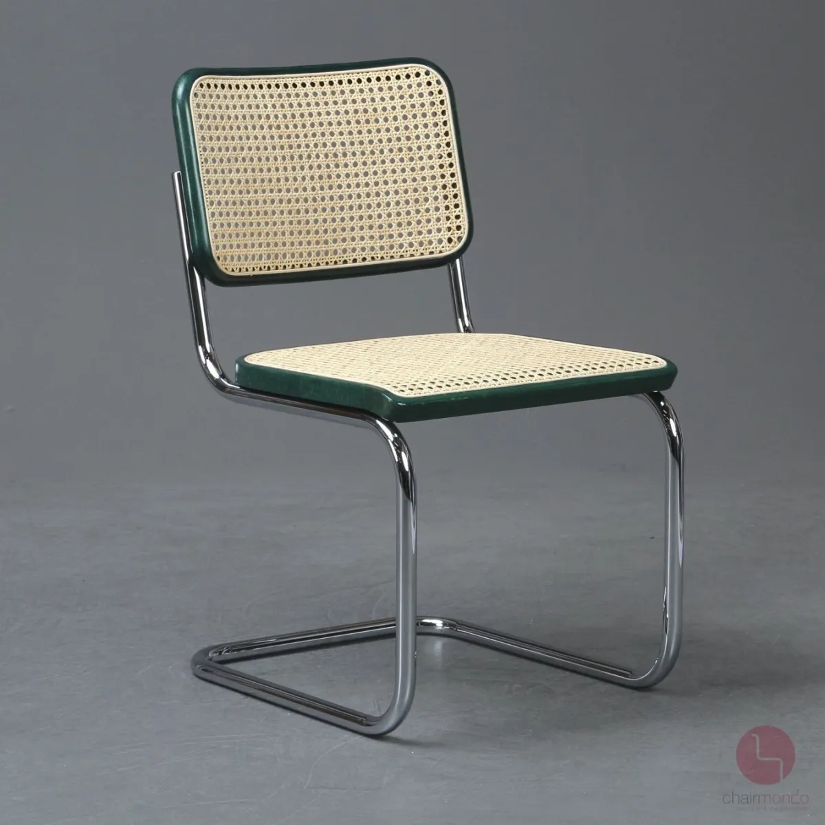 Thonet S32 Fresichwinger Grün mit erneuertem Wiener Geflecht gebraucht
