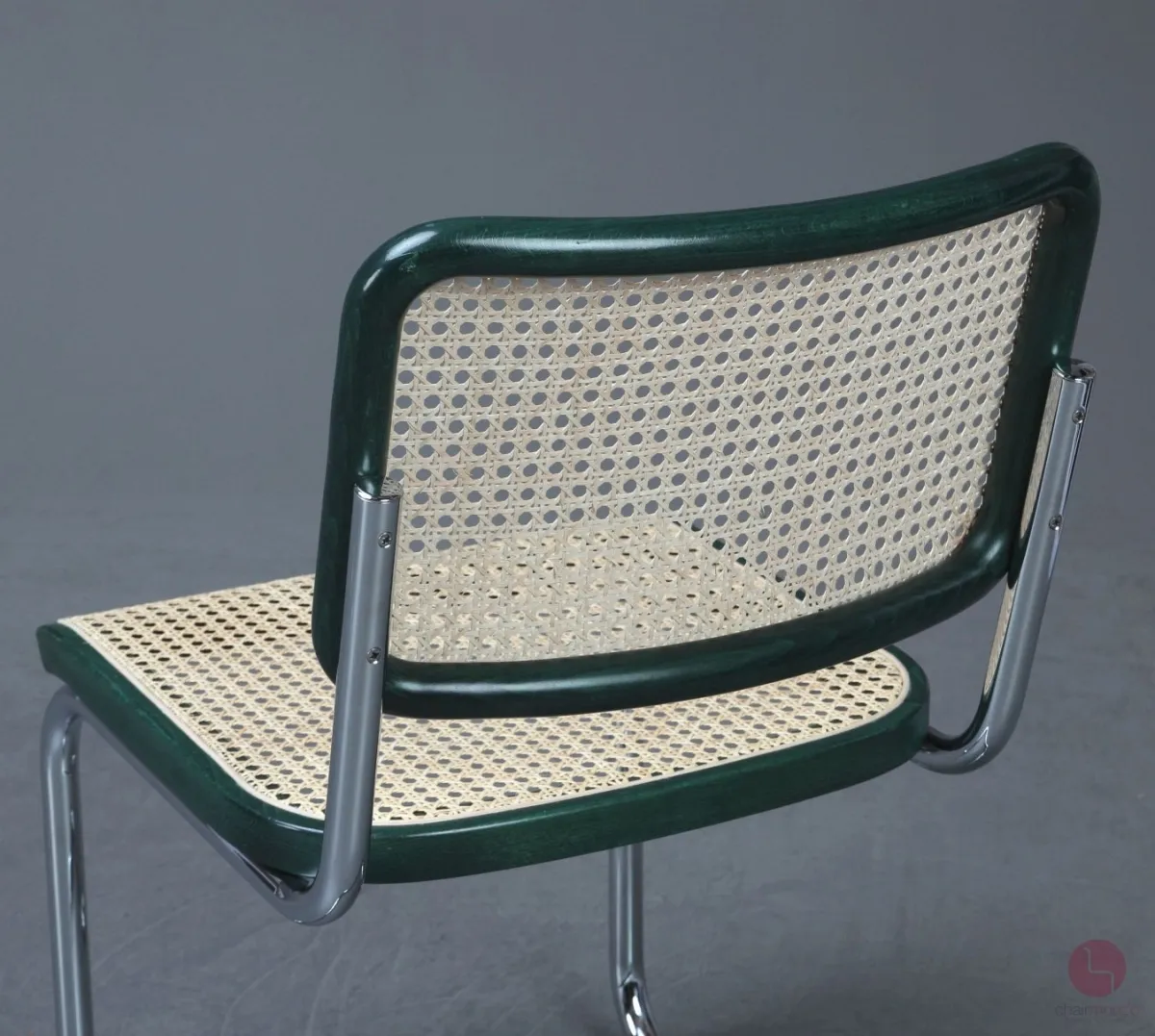 Thonet S32 Fresichwinger Grün mit erneuertem Wiener Geflecht gebraucht