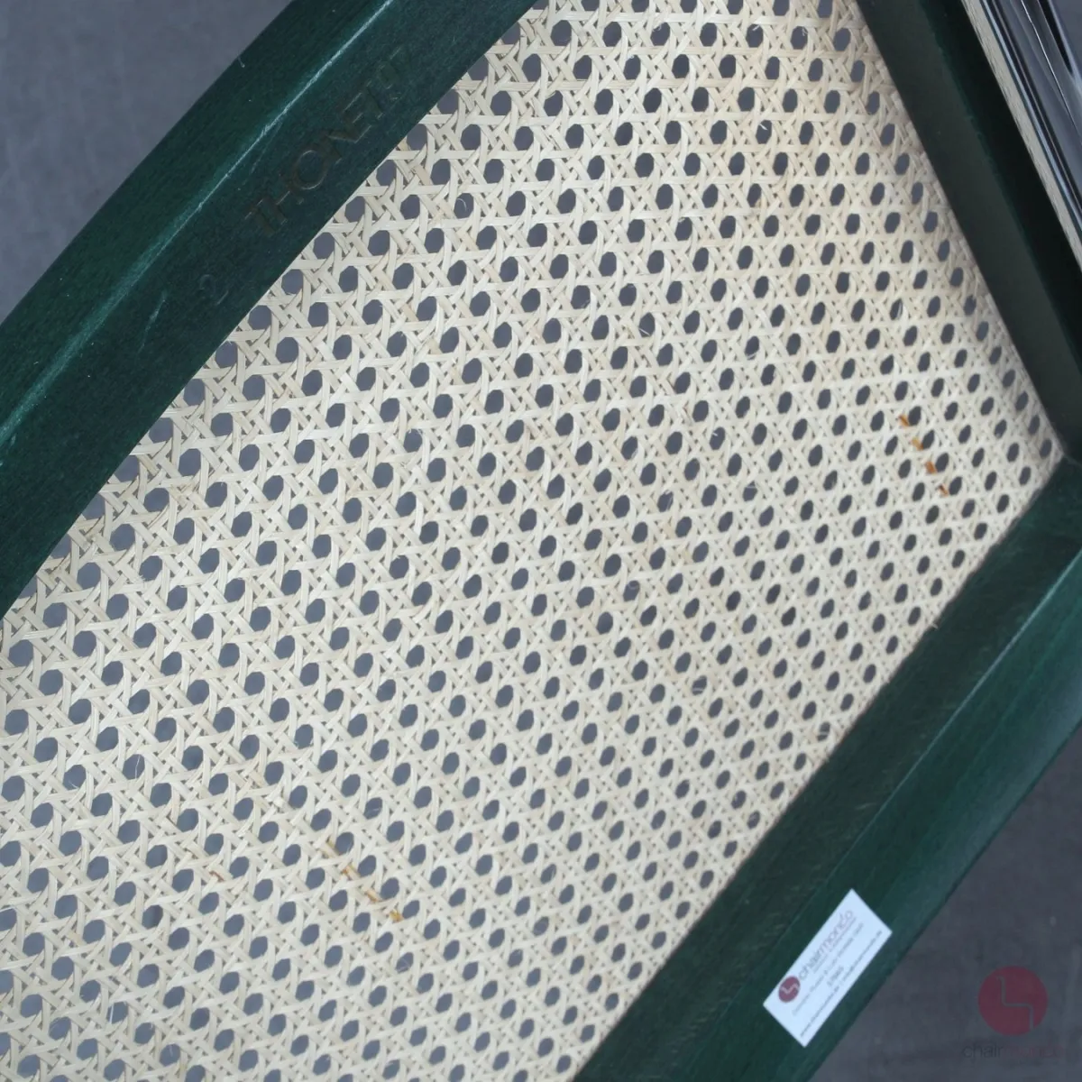 Thonet S32 Fresichwinger Grün mit erneuertem Wiener Geflecht gebraucht