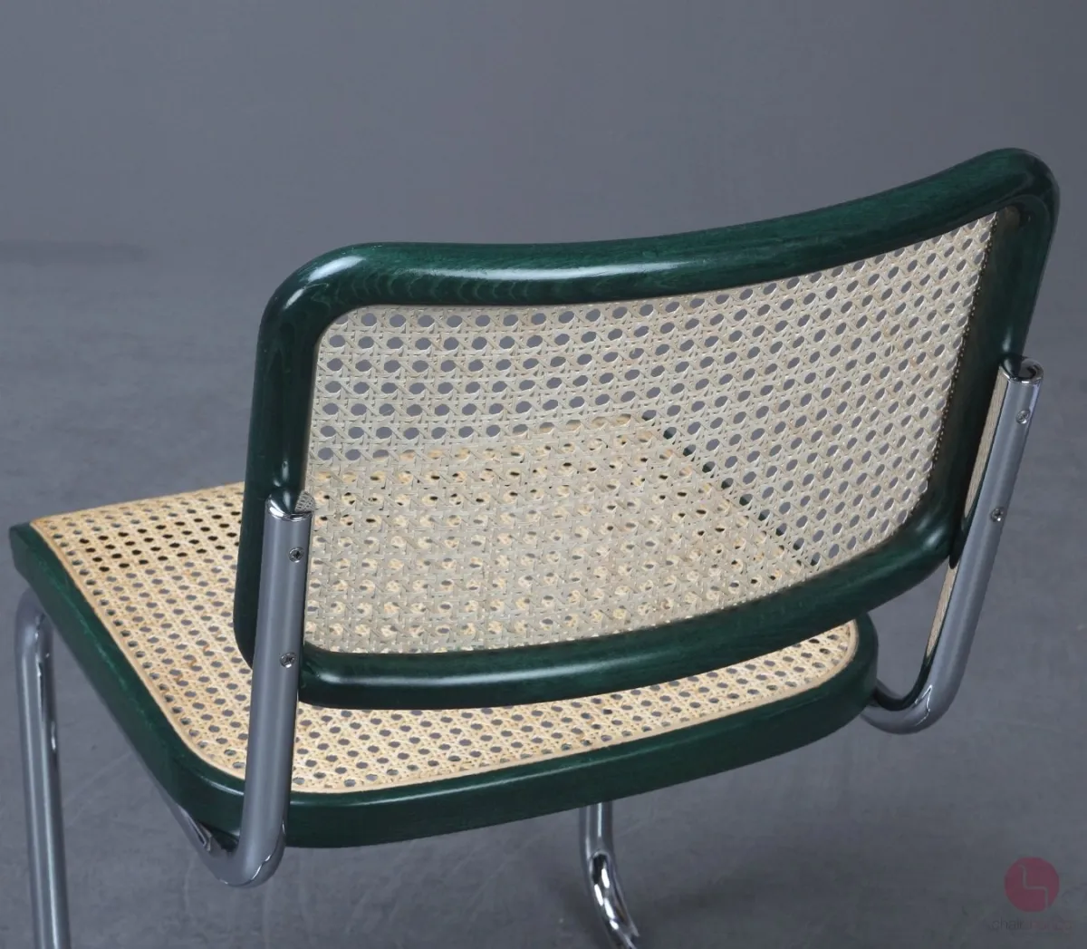 Thonet S32 Fresichwinger Grün mit erneuertem Wiener Geflecht gebraucht
