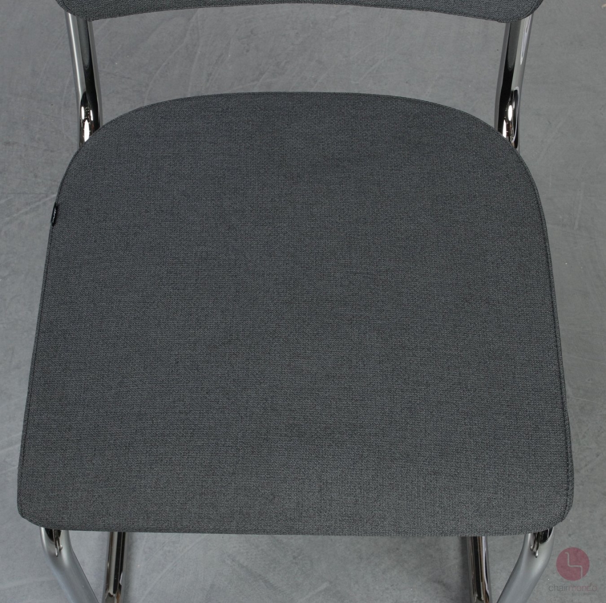 Thonet S32 PV Freischwinger Anthrazit Stoff Vollpolster gebraucht