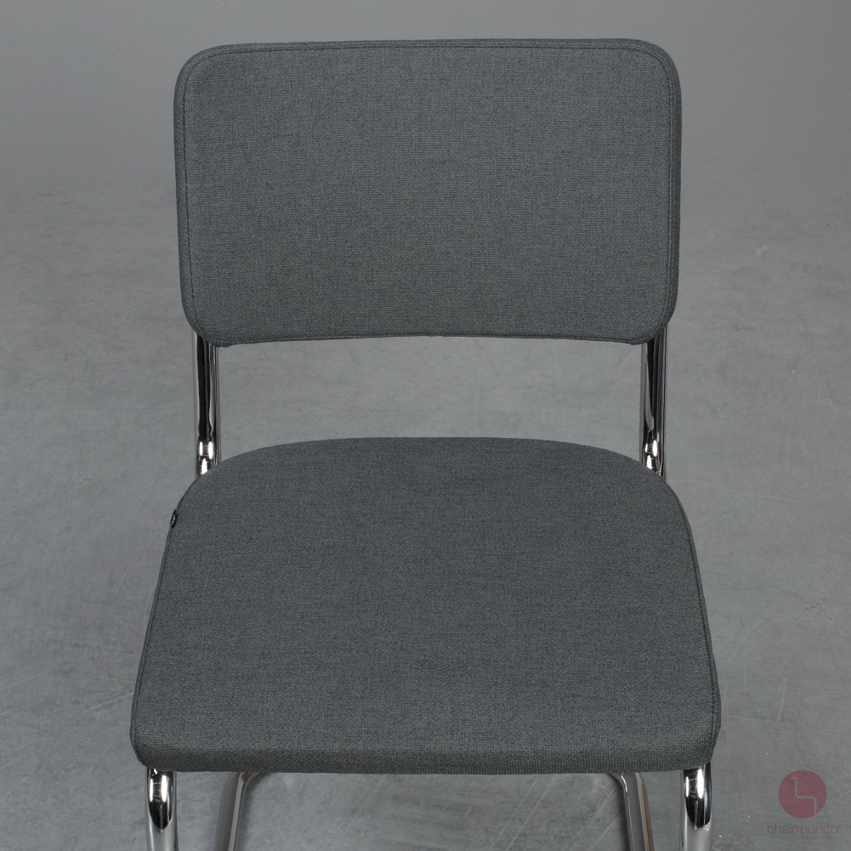 Thonet S32 PV Freischwinger Anthrazit Stoff Vollpolster gebraucht