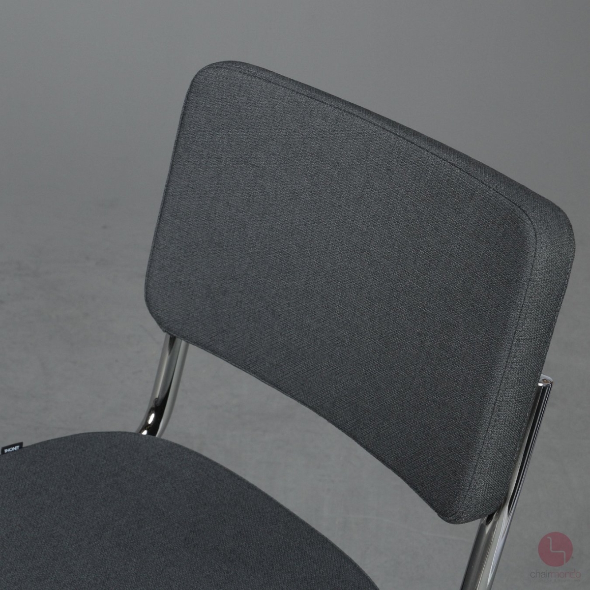 Thonet S32 PV Freischwinger Anthrazit Stoff Vollpolster gebraucht