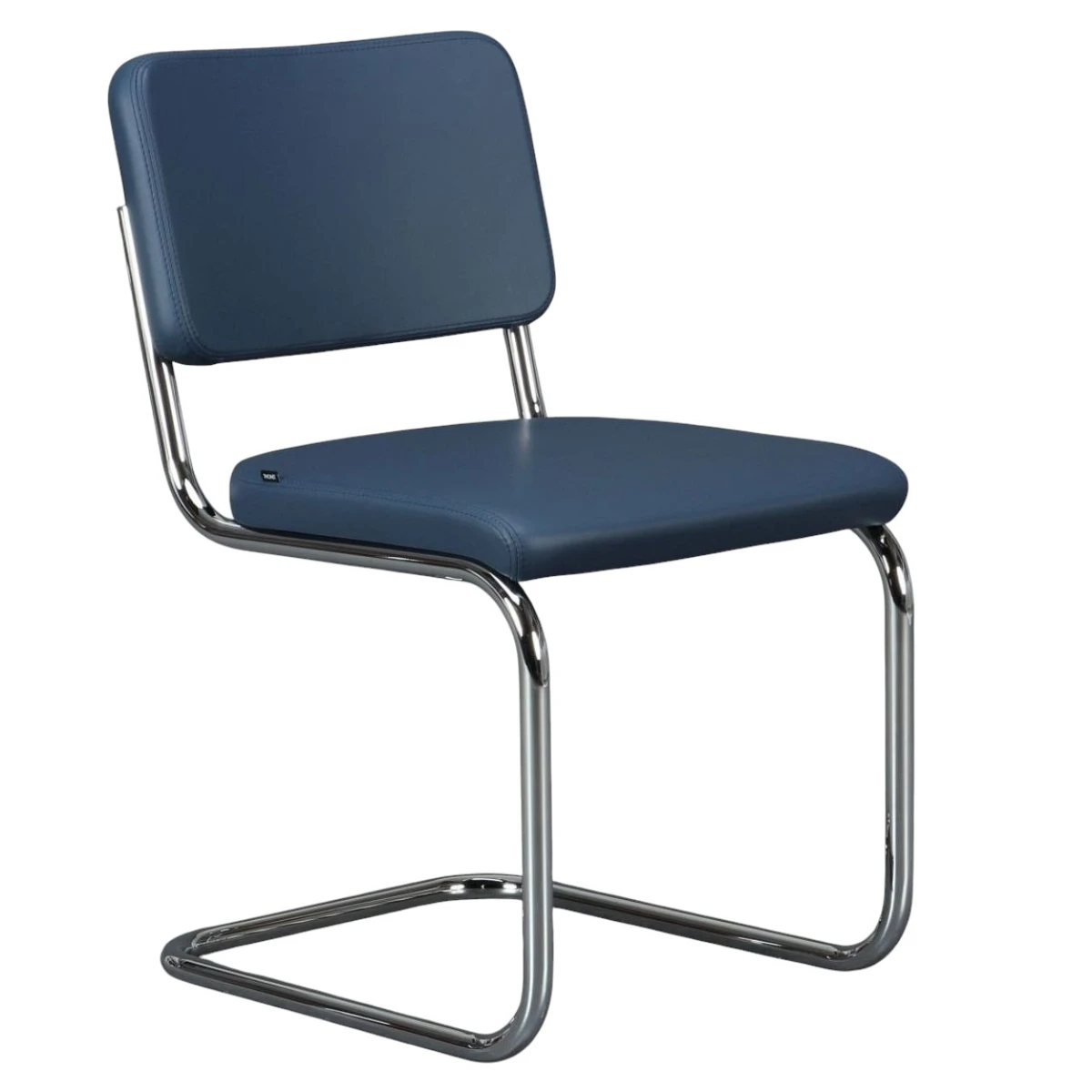 Thonet Stuhl S32 PV Leder Notte Blau Thonet Stuhl S32 PV Leder Notte Blau
