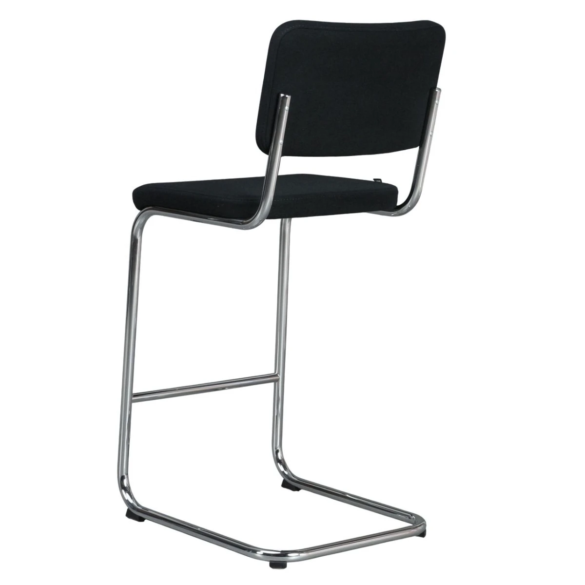 Thonet S32 PVH Barhocker Stoff Schwarz Step I Rückseite