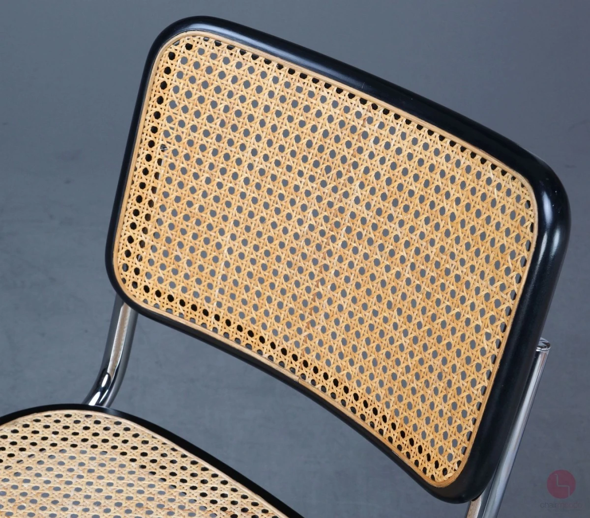 Thonet S32 Freischwinger mit Wiener Geflecht und schöner Patina gebraucht