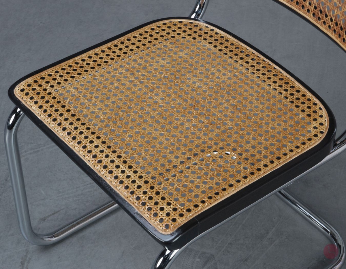 Thonet S32 Freischwinger mit Wiener Geflecht gebraucht