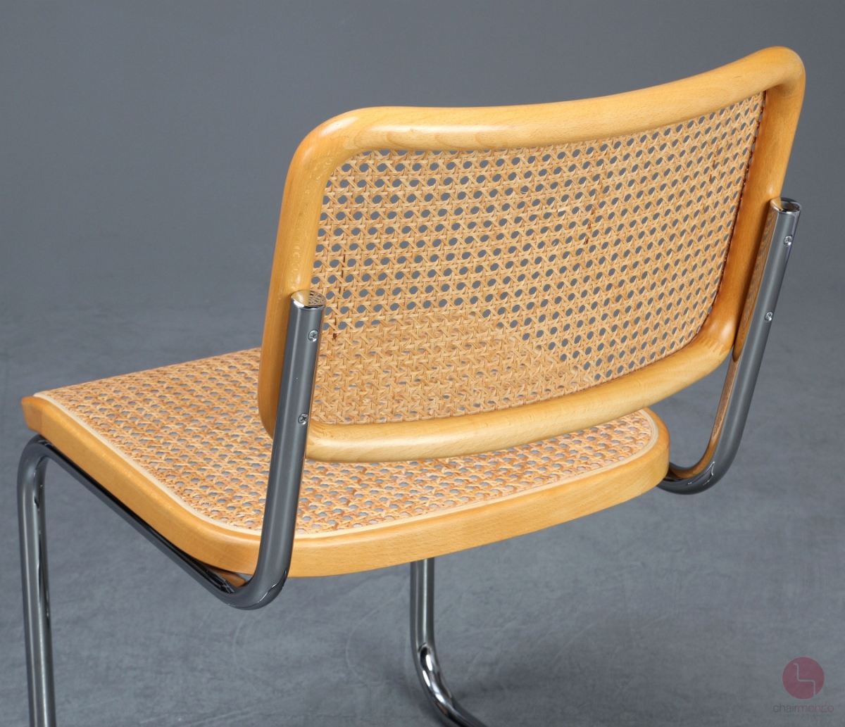 Thonet S32 V Freischwinger in Buche Natur mit Wiener Geflecht und Stützgewebe gebraucht