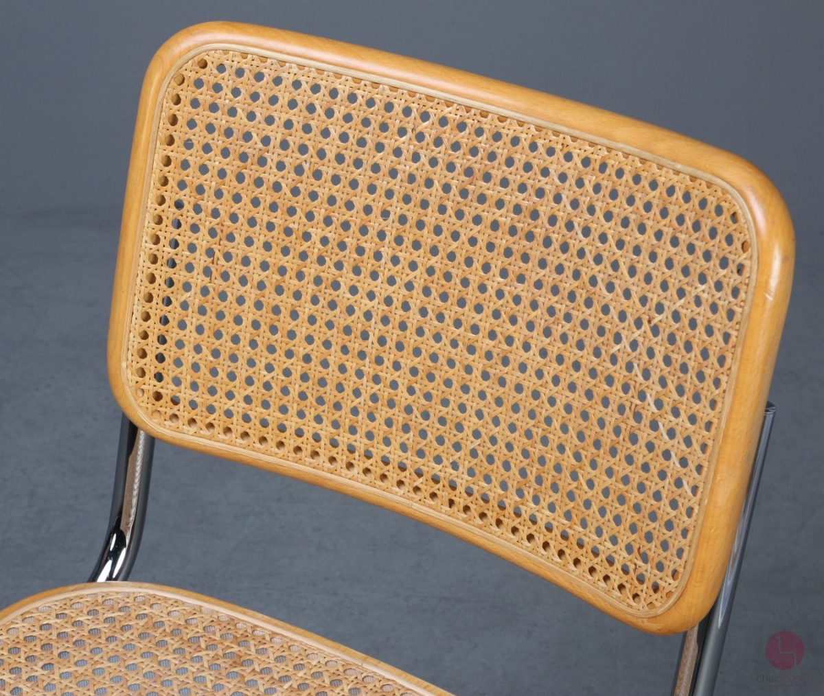 Thonet 32 V Buche natur Patina Geflecht Detailansicht Lehne rechts