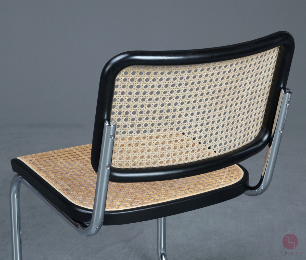 Thonet S32 V Freischwinger Schwarz mit Wiener Geflecht + Stützgewebe gebraucht