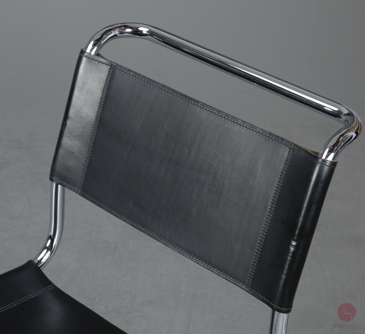 Thonet S33 Freischwinger Leder Schwarz gebraucht