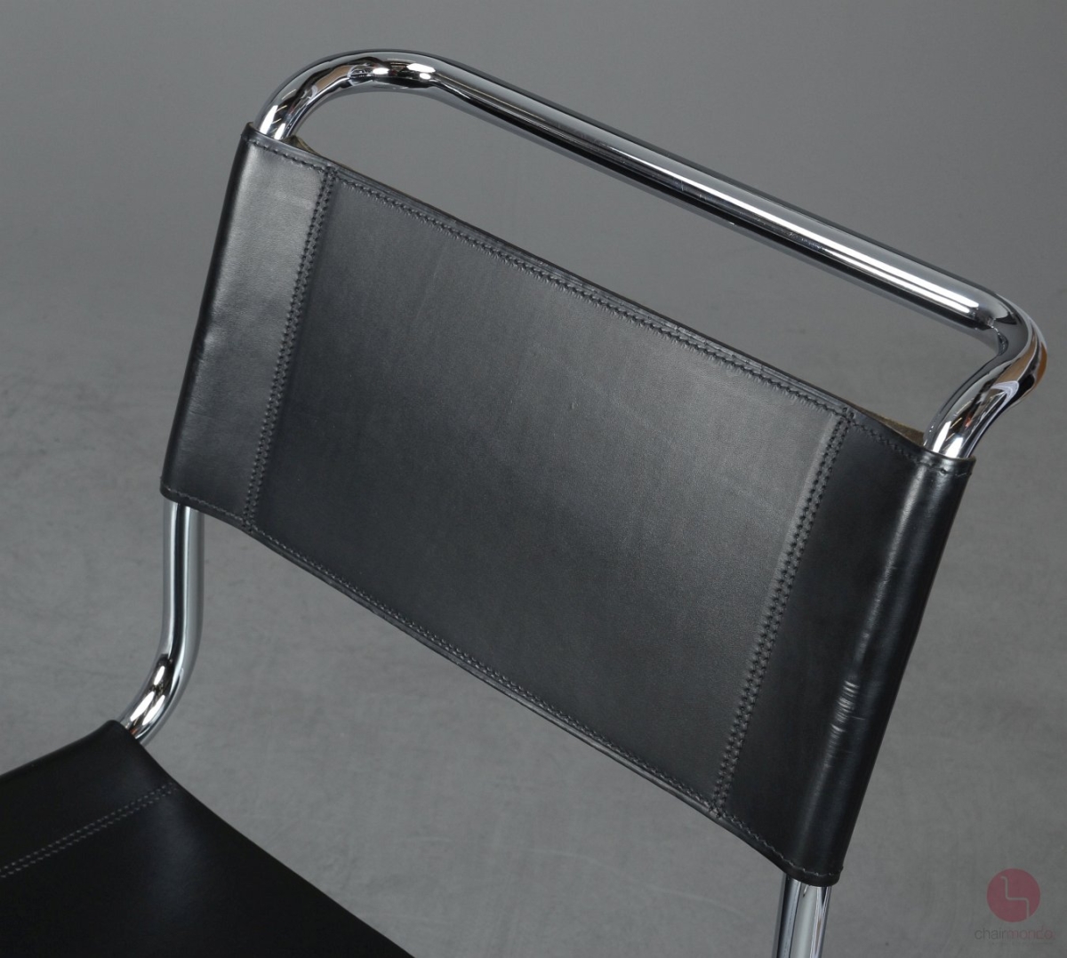 Thonet S33 Freischwinger Leder Schwarz gebraucht