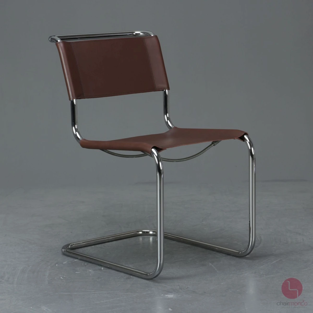Thonet S33 Leder Braun Bauhaus Freischwinger gebraucht Thonet S33 Leder Braun Bauhaus Freischwinger gebraucht