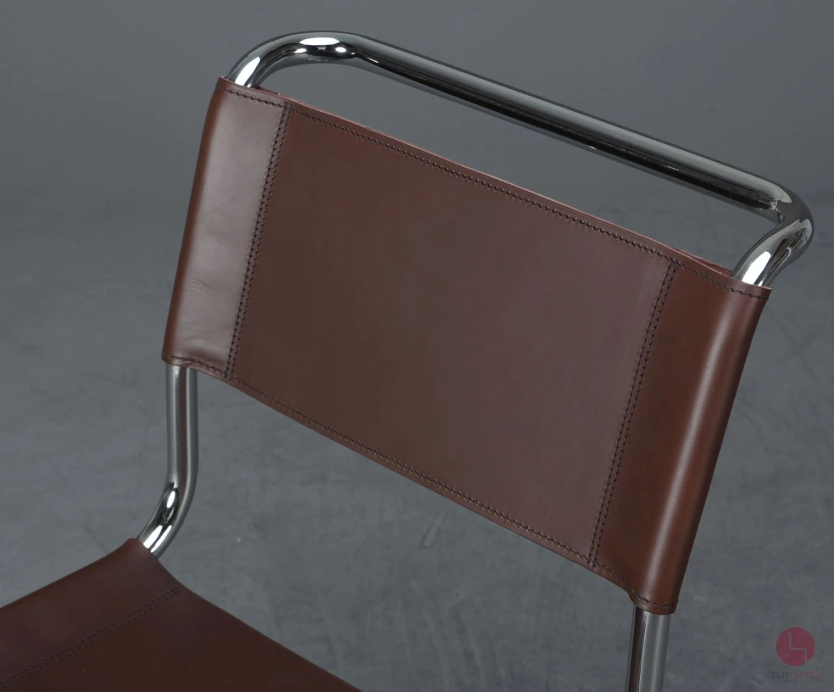 Thonet S33 Leder Braun Bauhaus Freischwinger gebraucht Thonet S33 Leder Braun Bauhaus Freischwinger gebraucht