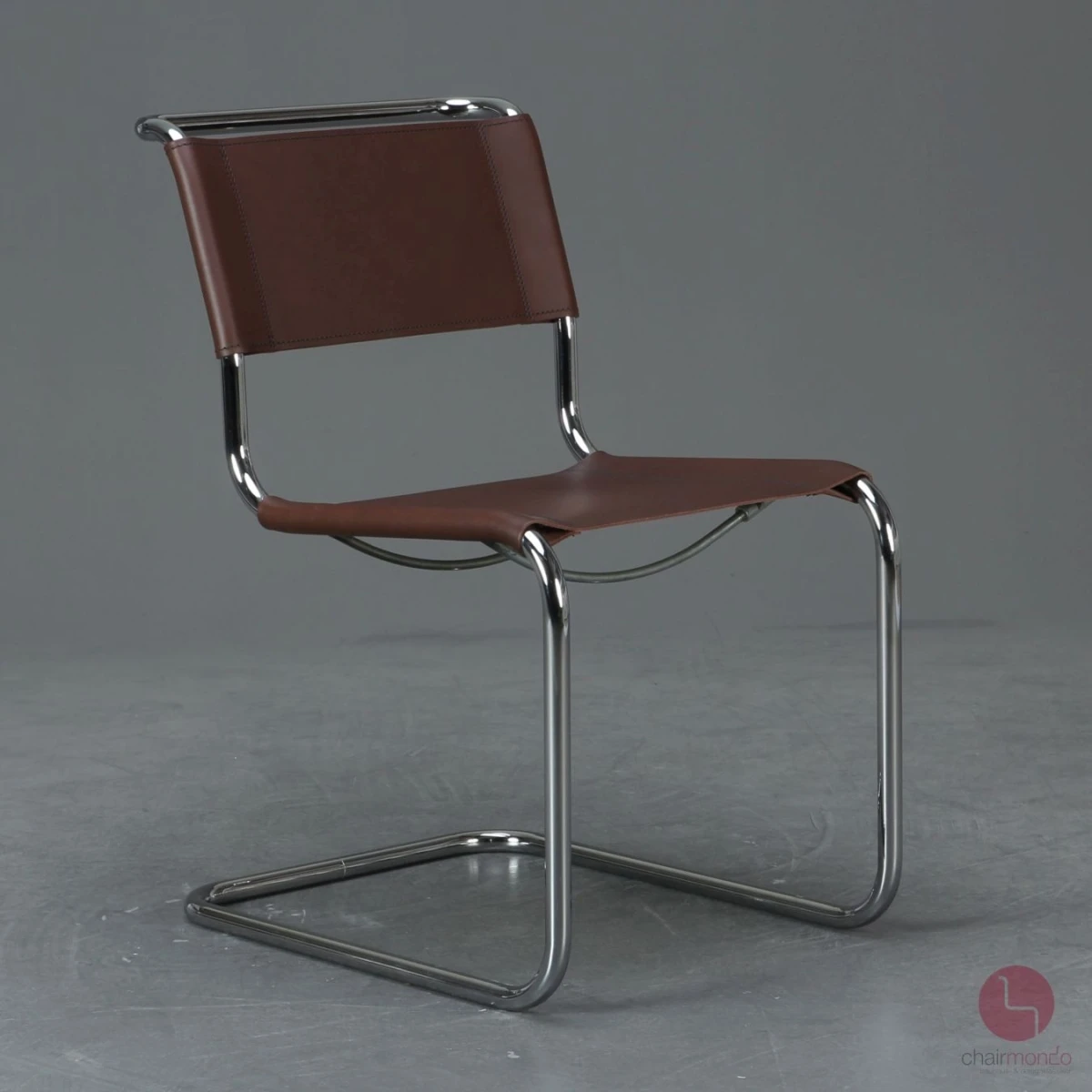 Thonet S33 Leder Braun Bauhaus Freischwinger gebraucht Thonet S33 Leder Braun Bauhaus Freischwinger gebraucht