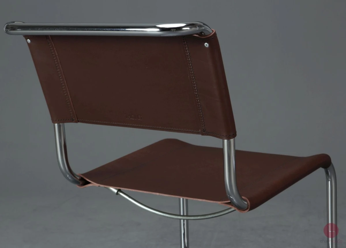 Thonet S33 Leder Braun Bauhaus Freischwinger gebraucht Thonet S33 Leder Braun Bauhaus Freischwinger gebraucht