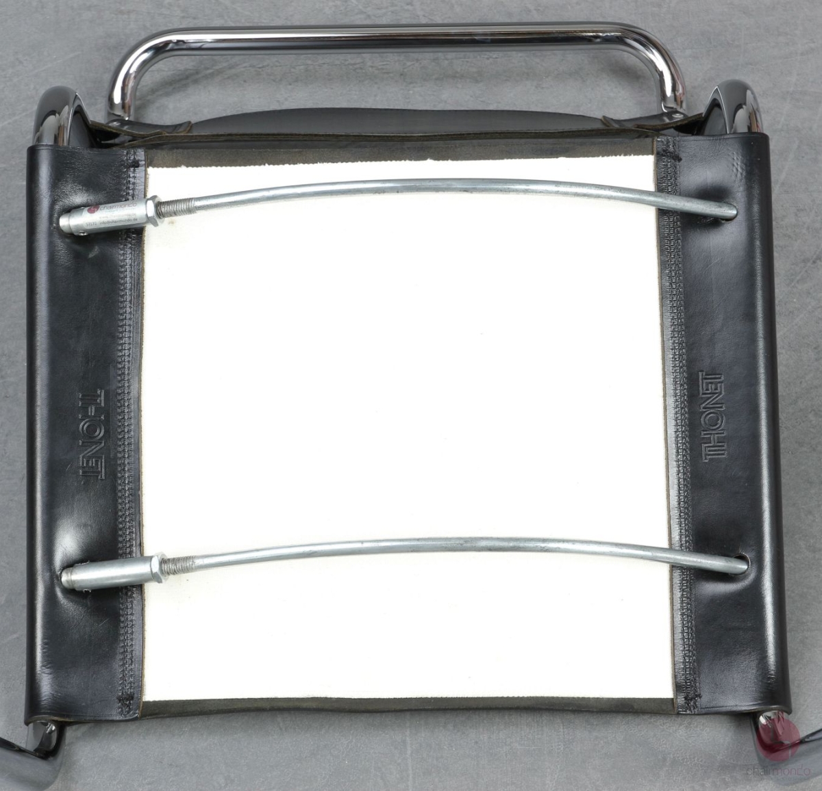 Thonet S33 Freischwinger Leder Schwarz gebraucht