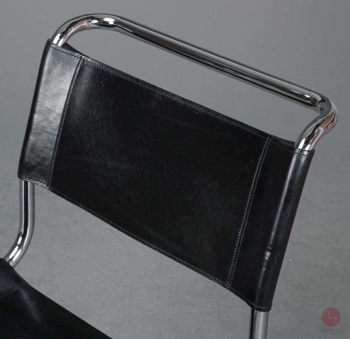 Thonet S33 Freischwinger Leder Schwarz gebraucht