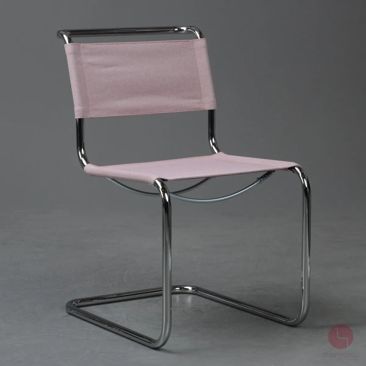 Thonet S33 V mit Stoff Bezug Field 2 Mauve violett