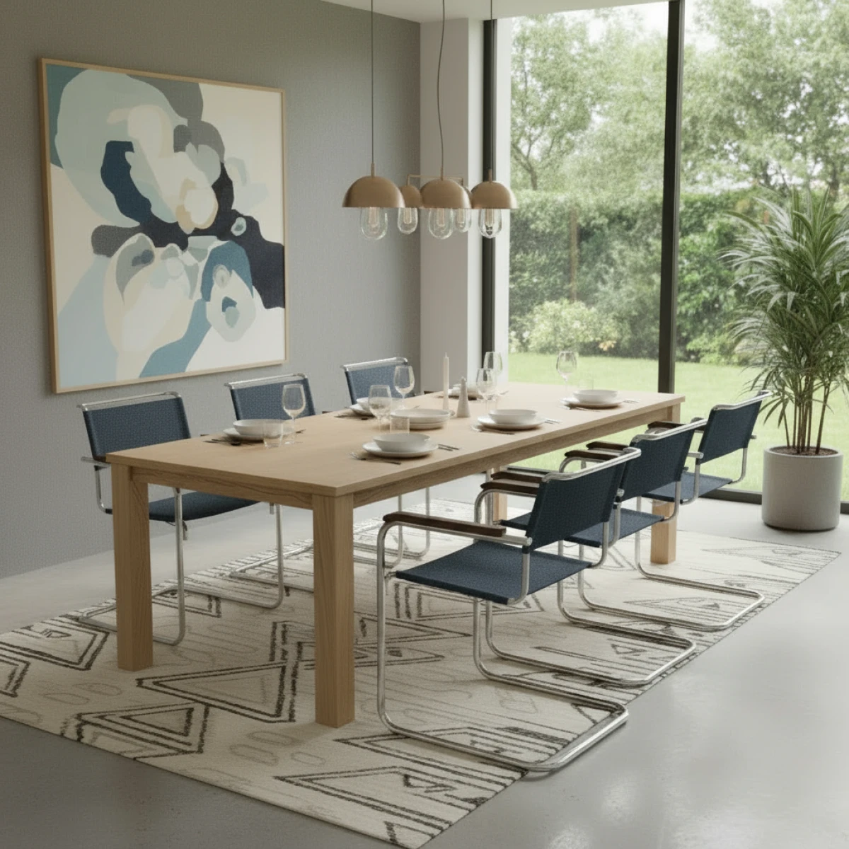 Thonet S34 V Freischwinger mit Stoff und Armlehen - frei konfigurierbar