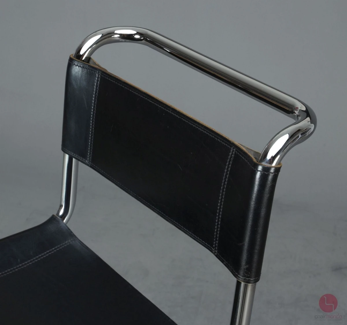Thonet S39 Freischwinger Barstuhl in Leder Schwarz gebraucht Thonet S39 Freischwinger Barstuhl in Leder Schwarz gebraucht