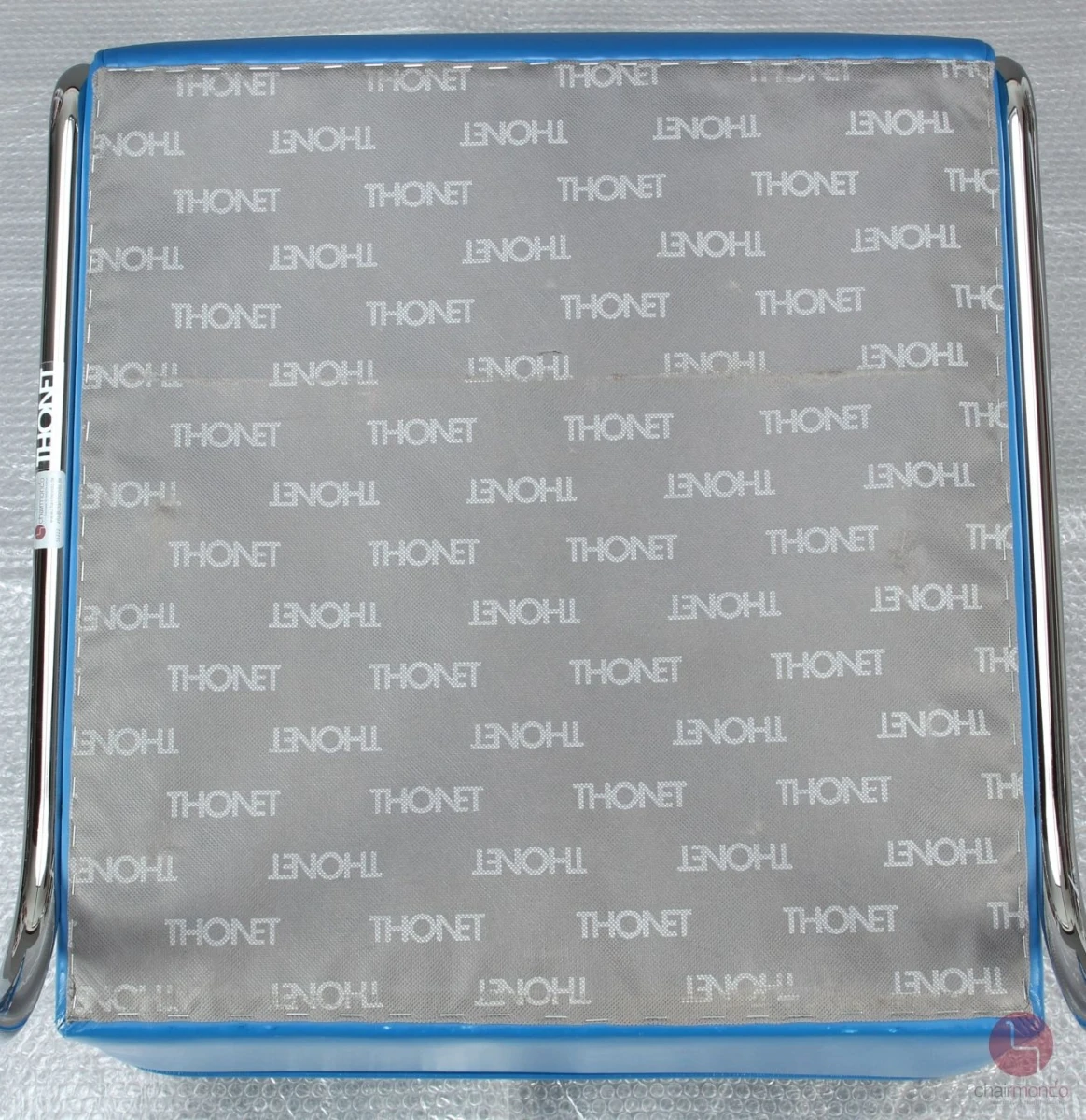 Thonet S411 Lounge Freischwinger Sessel Leder Blau gebraucht Thonet S411 Lounge Freischwinger Sessel Leder Blau gebraucht